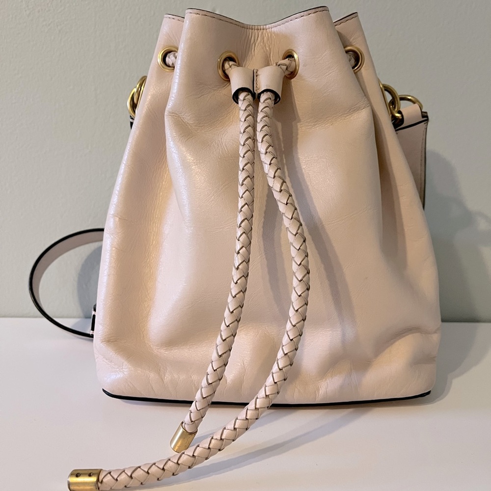 Light pink smooth leather Cole Hann bag